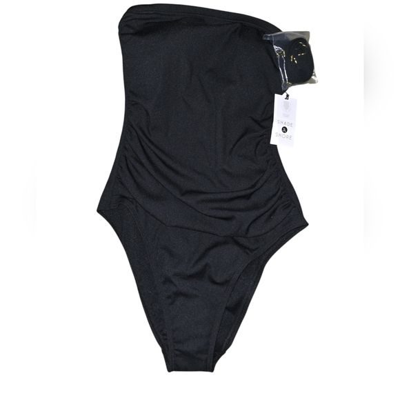 Shade & Shore Other - Womens Shade And Shore Black One-Shoulder Swimsuit, Size XS, NWT!!!!